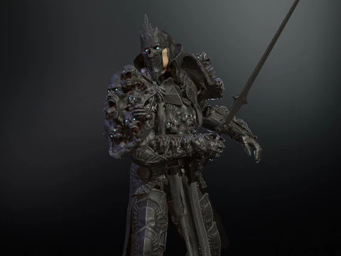 DarkKnight Remaster 3D Model