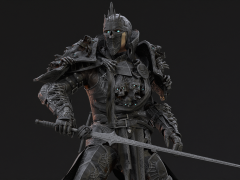 DarkKnight Remaster 3D-Modell