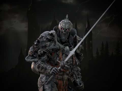 DarkKnight Remaster 3D-Modell