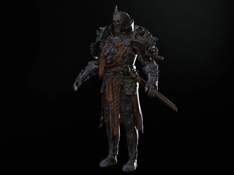 DarkKnight Remaster 3D Model