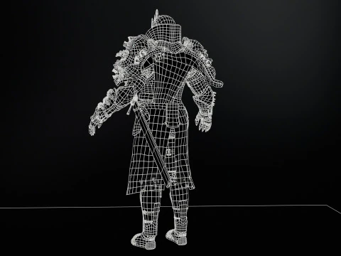 DarkKnight Remaster 3D Model