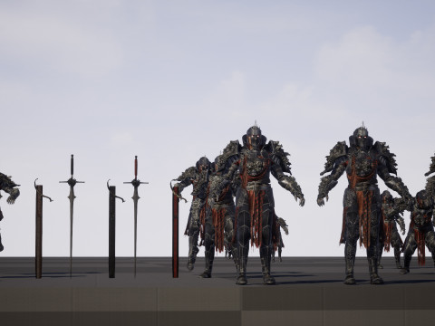 DarkKnight Remaster 3D-Modell
