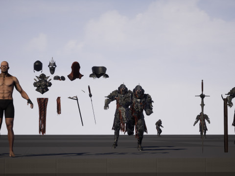 DarkKnight Remaster 3D-Modell