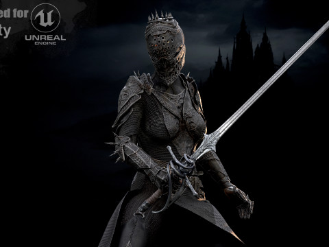 DarkLady Remaster 3D Model