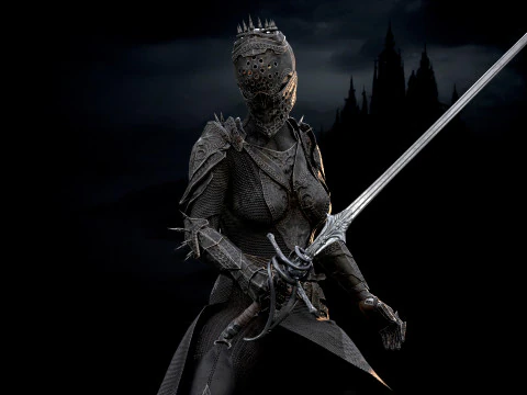 Masterizzazione di DarkLady Modello 3D