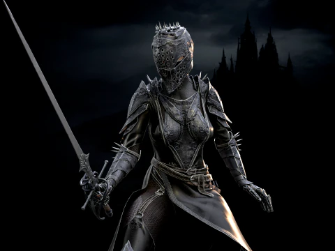 Masterizzazione di DarkLady Modello 3D