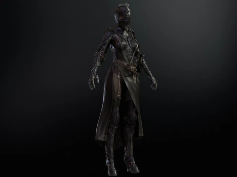 Masterizzazione di DarkLady Modello 3D