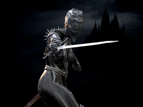 Masterizzazione di DarkLady Modello 3D