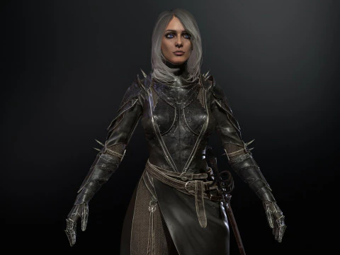 Masterizzazione di DarkLady Modello 3D