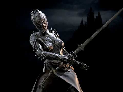 Masterizzazione di DarkLady Modello 3D