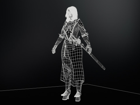 DarkLady Remaster 3D मॉडल