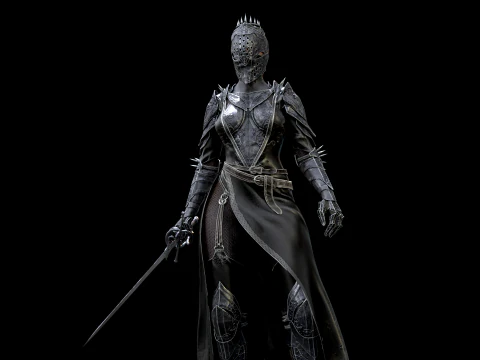 Masterizzazione di DarkLady Modello 3D