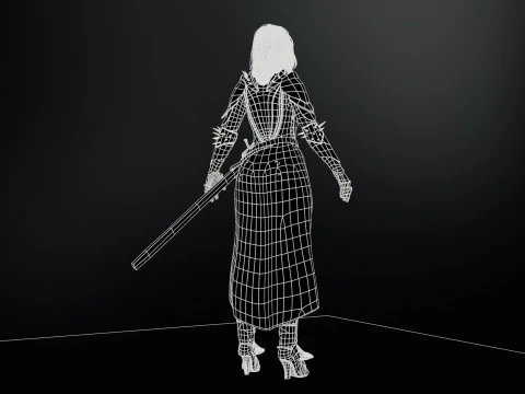 Masterizzazione di DarkLady Modello 3D