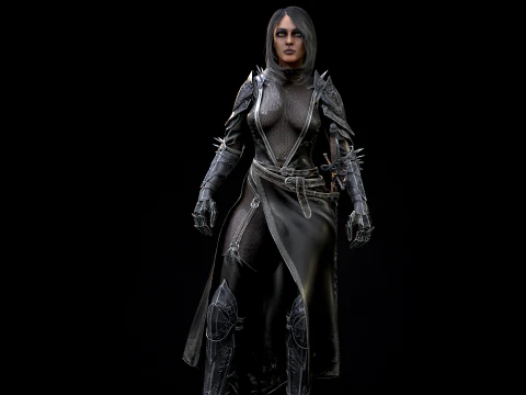 Masterizzazione di DarkLady Modello 3D