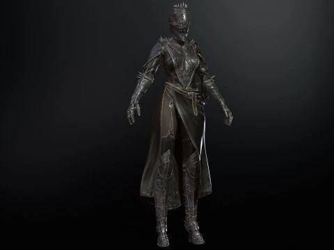 Masterizzazione di DarkLady Modello 3D