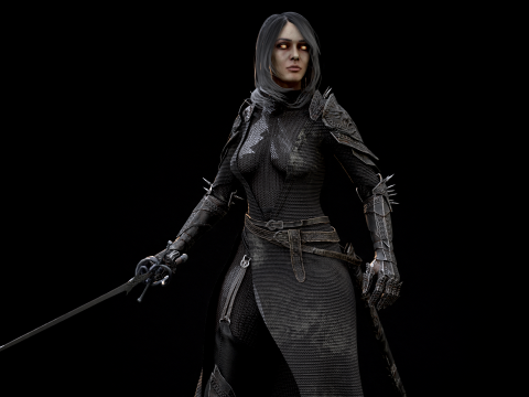 DarkLady Remaster 3D मॉडल