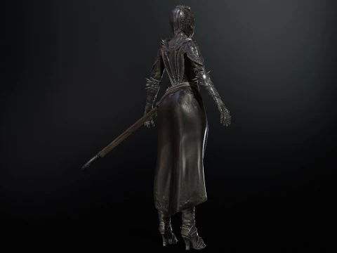 Masterizzazione di DarkLady Modello 3D