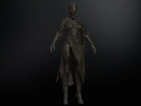 Masterizzazione di DarkLady Modello 3D