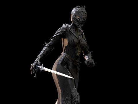 DarkLady Remaster 3D मॉडल