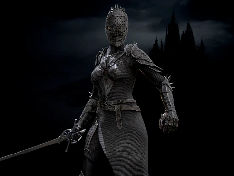 Masterizzazione di DarkLady Modello 3D