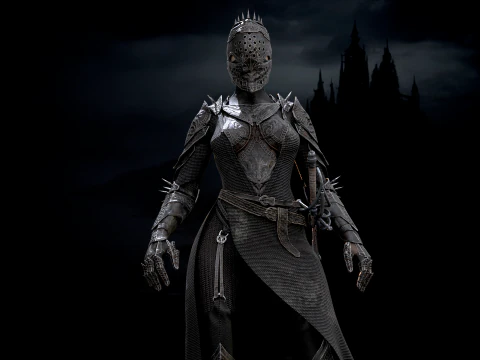 Masterizzazione di DarkLady Modello 3D
