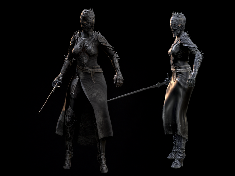 DarkLady Remaster 3D मॉडल