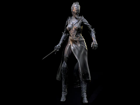 Masterizzazione di DarkLady Modello 3D