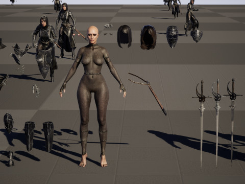 DarkLady Remaster 3D मॉडल