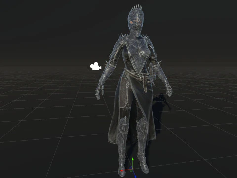 Masterizzazione di DarkLady Modello 3D