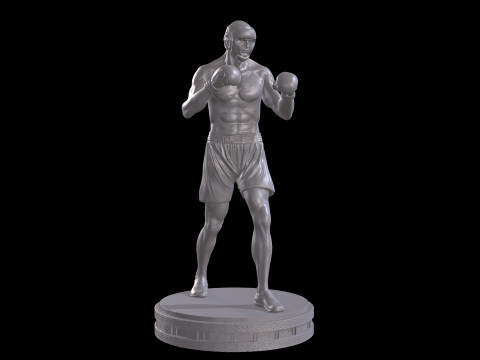 KickBoxer for 3D Print 3D प्रिंट मॉडल