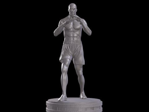 KickBoxer for 3D Print 3D प्रिंट मॉडल