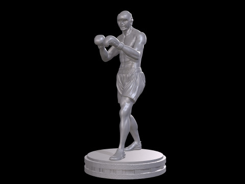 KickBoxer for 3D Print 3D प्रिंट मॉडल