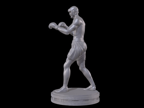 KickBoxer for 3D Print 3D प्रिंट मॉडल