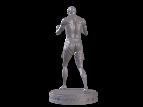 KickBoxer for 3D Print 3D प्रिंट मॉडल