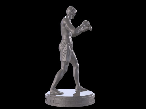 KickBoxer for 3D Print 3D प्रिंट मॉडल