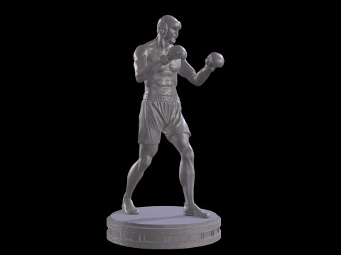 KickBoxer for 3D Print 3D प्रिंट मॉडल