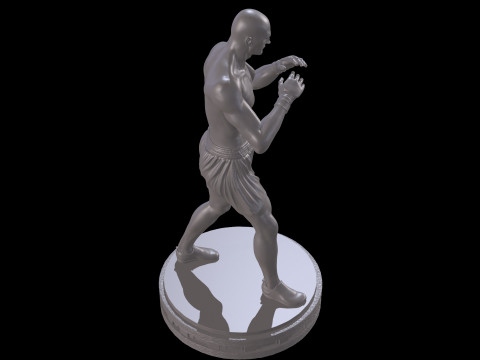 KickBoxer for 3D Print 3D प्रिंट मॉडल
