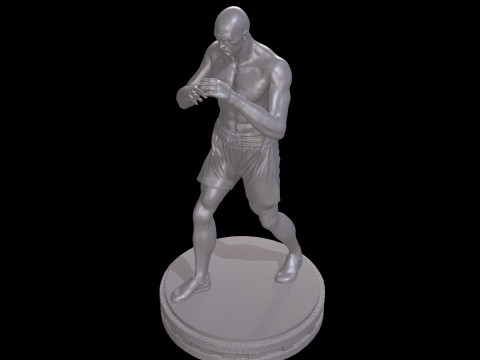 KickBoxer for 3D Print 3D प्रिंट मॉडल