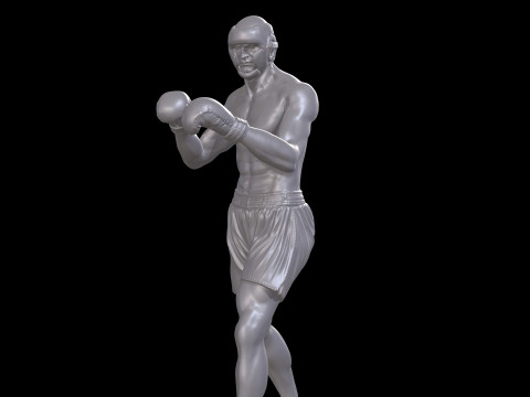 KickBoxer for 3D Print 3D प्रिंट मॉडल