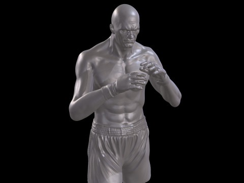 KickBoxer for 3D Print 3D प्रिंट मॉडल