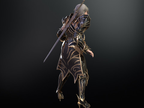 ElfGirlFighter 3D मॉडल