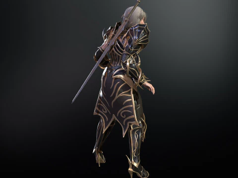 ElfGirlFighter Modelo 3D