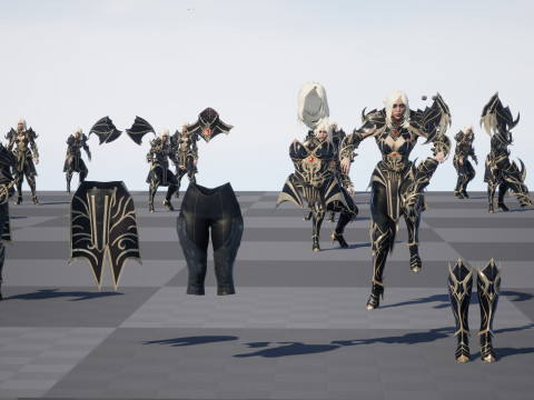 ElfGirlFighter 3D मॉडल