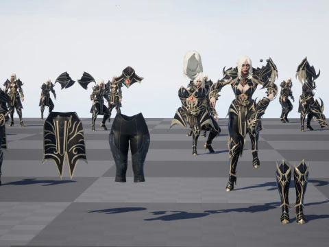 ElfGirlFighter Modelo 3D