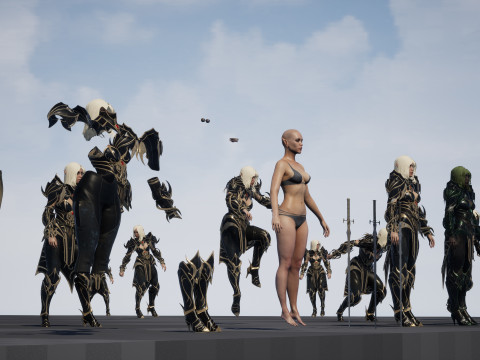 ElfGirlFighter 3D मॉडल