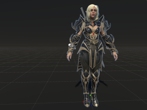 ElfGirlFighter 3D मॉडल