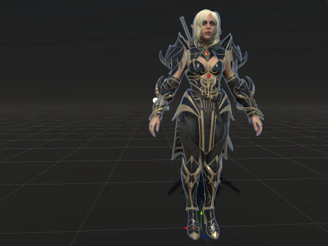 ElfGirlFighter Modelo 3D