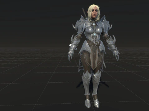 ElfGirlFighter Modelo 3D