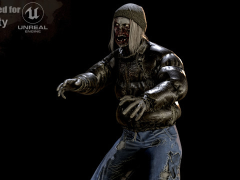 City Zombie 3 3D Model