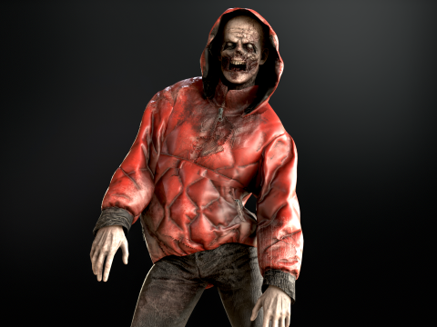 City Zombie 4 3D Model